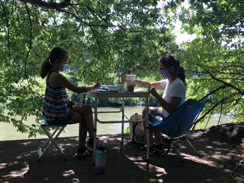Portrait of Heather Mekkleson and Zea