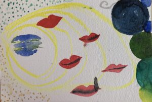 Kate Sheehy and girls, Remote Petaluma, March 24, 2020