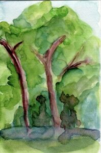 Holly Cahill, North Pond, Lincoln Park, August 23, 2024